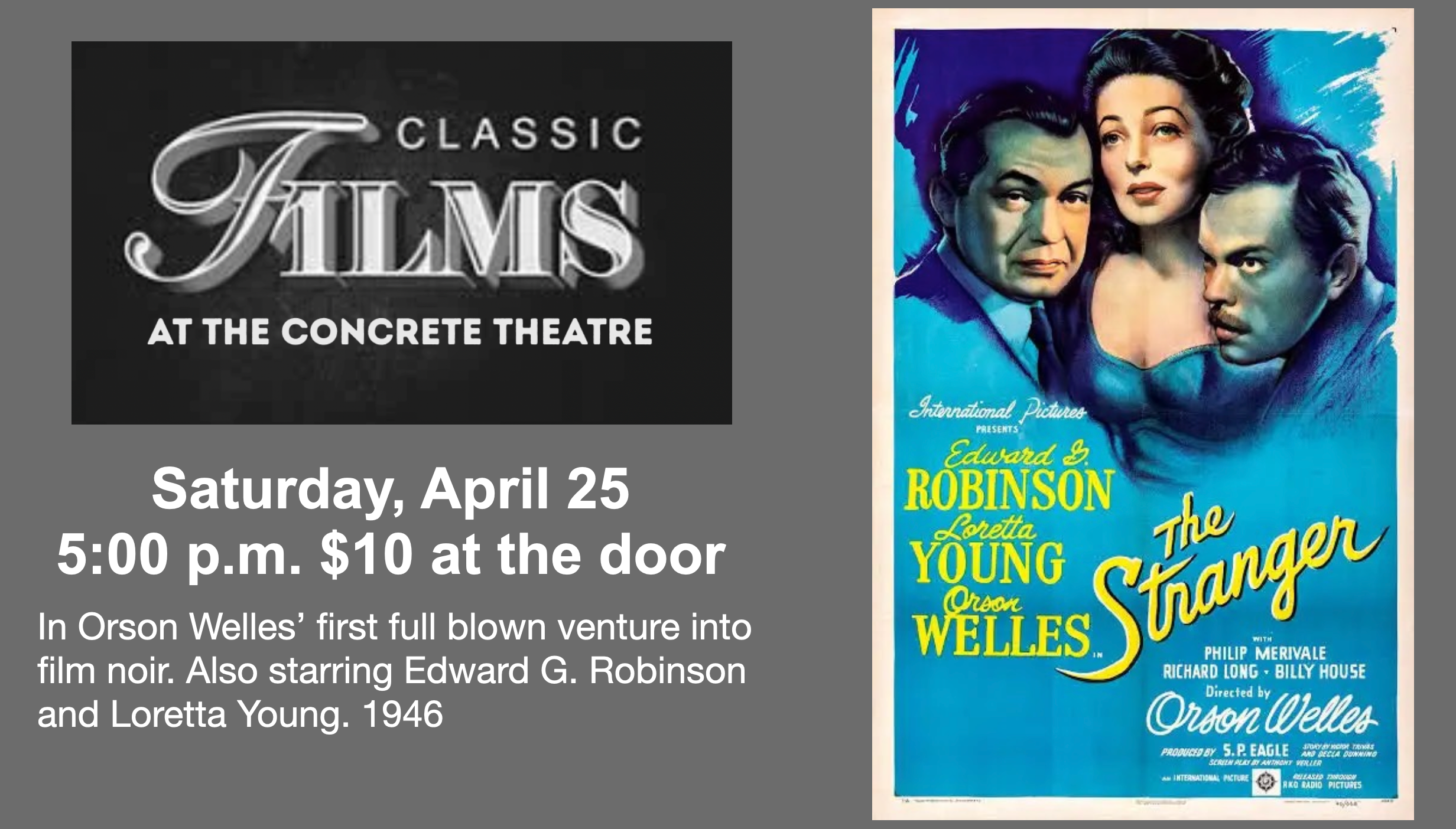 Classic film night<br />
