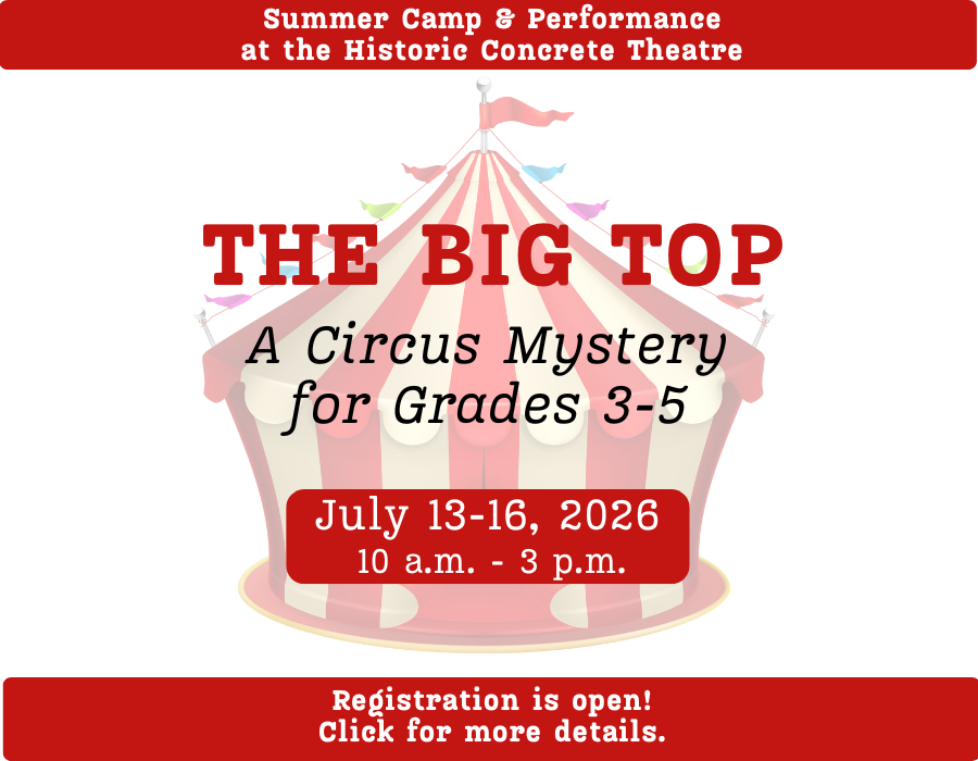 Youth Theatre 2026 The Big Top header (900 x 700 px)